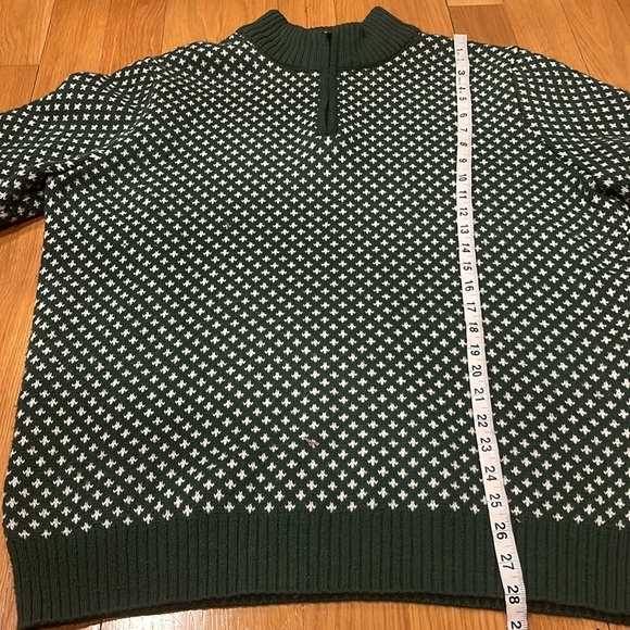 Long wharf supply co mens Edgartown quarter zip up sweater size Xlarge . - Picture 6 of 8